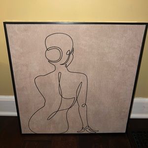 Velvet wall decor picture